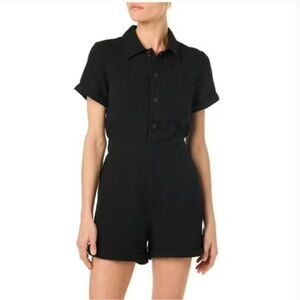 62. Joe’s Jeans $148 Gauze Romper in black